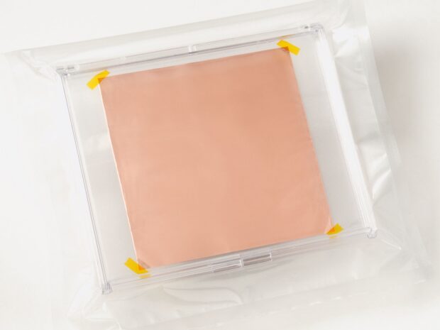 Monolayer graphene on copper foil, 6" × 6"